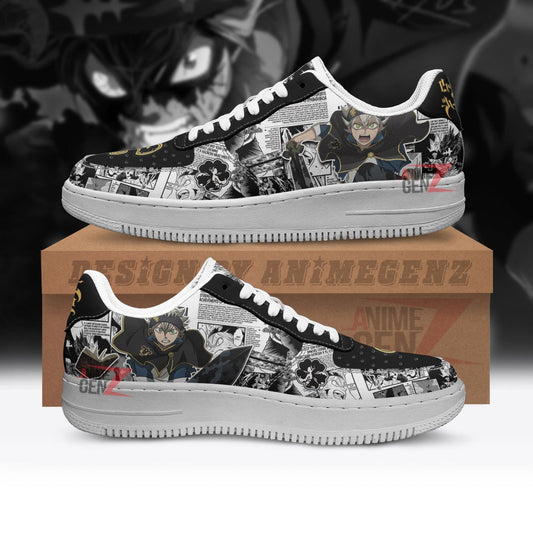 Black Clover Asta Air Sneakers Custom Anime Shoes