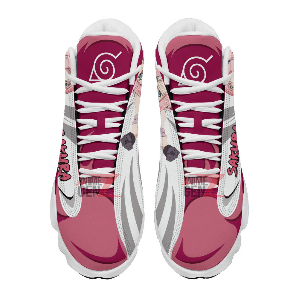 Naruto Haruno Sakura Air Jordan 13 Sneakers Custom Anime Shoes