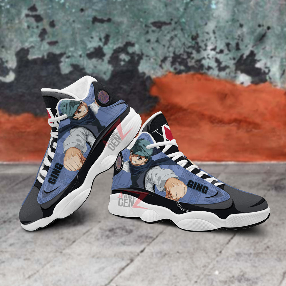 Hunter x Hunter Air Jordan 13 Sneakers Custom Ging Freecss Anime Shoes