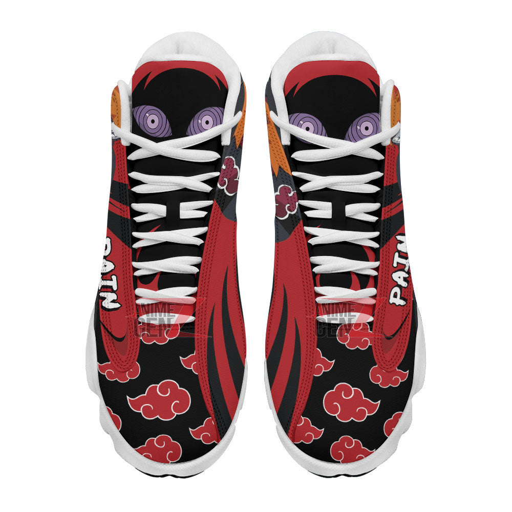 Naruto Akatsuki Pain Air Jordan 13 Sneakers Custom Anime Shoes