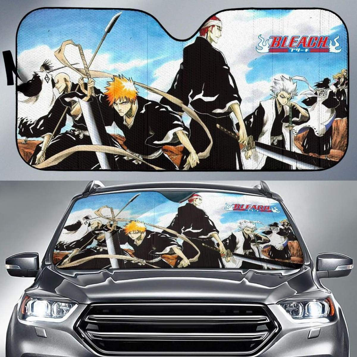 Bleach Team Gotei Anime Auto Sun Shade Nh Universal Fit