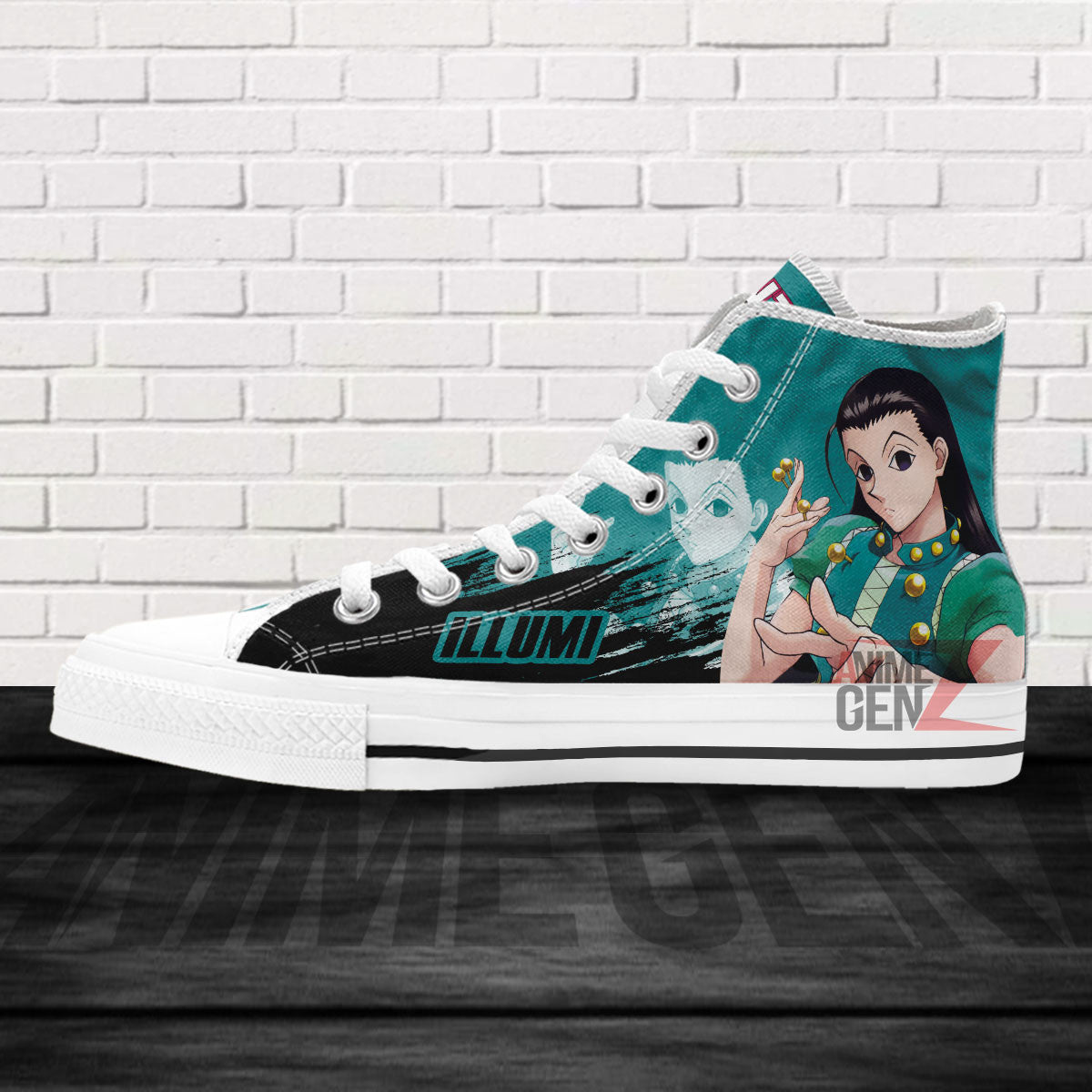Hunter x Hunter Illumi Zoldyck High Top Shoes Custom Anime Shoes