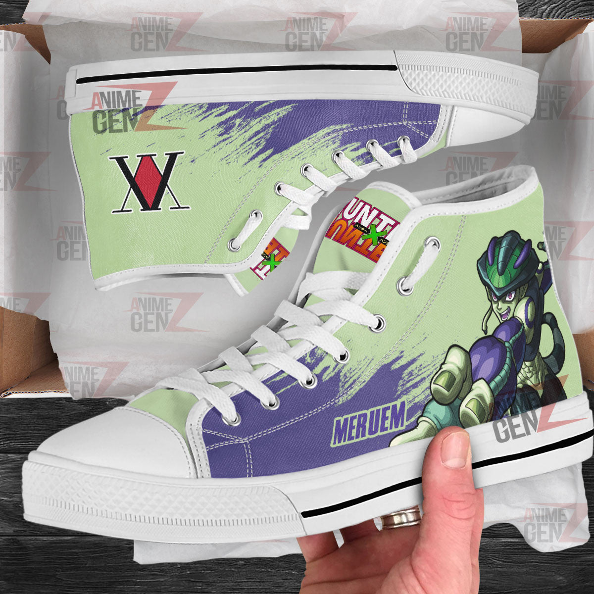 Hunter x Meruem High Top Shoes Custom Anime Shoes