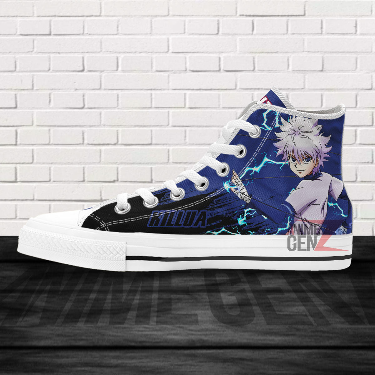 Hunter x Zoldyck Killua High Top Shoes Custom Anime Shoes