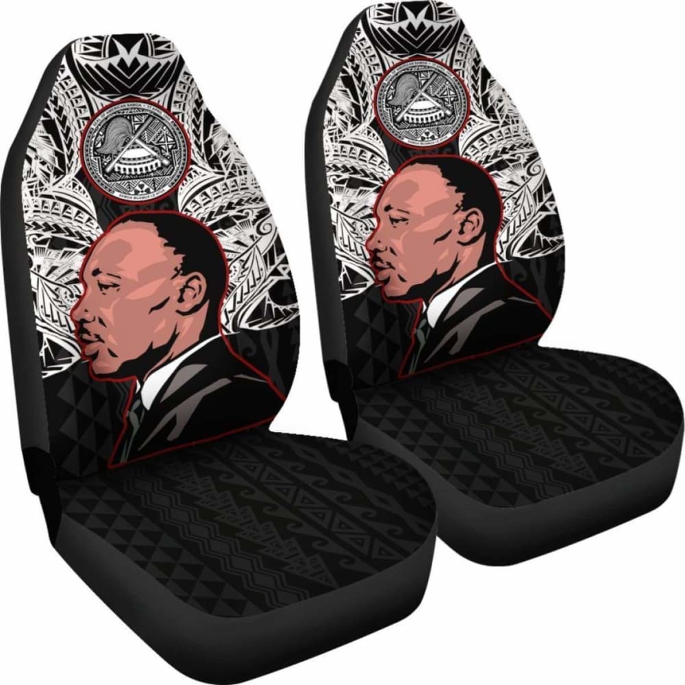 American Samoa Polynesian Car Seat Covers Martin Luther King Jr.