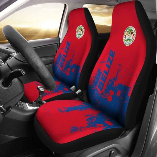 Belize Car Seat Covers Smudge Style