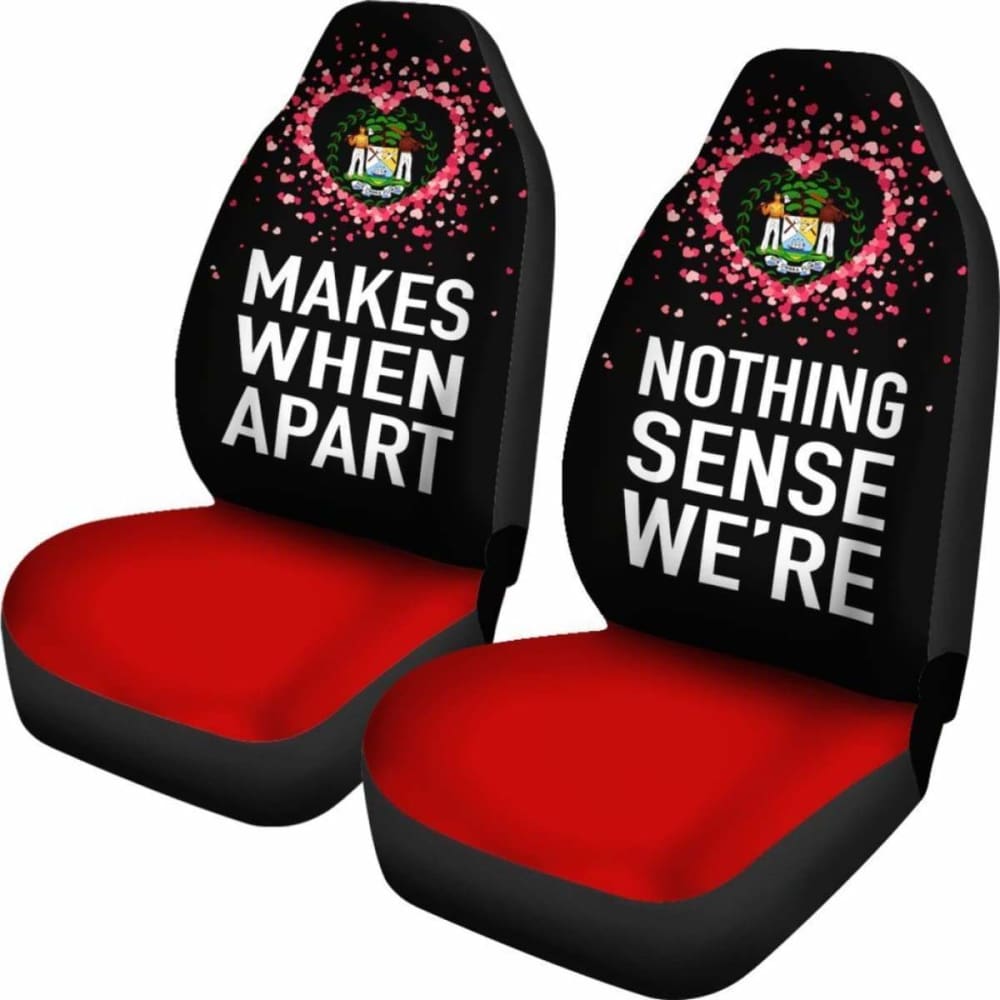 Belize Car Seat Covers Couple Valentine Nothing Make Sense (Set Of Two)
