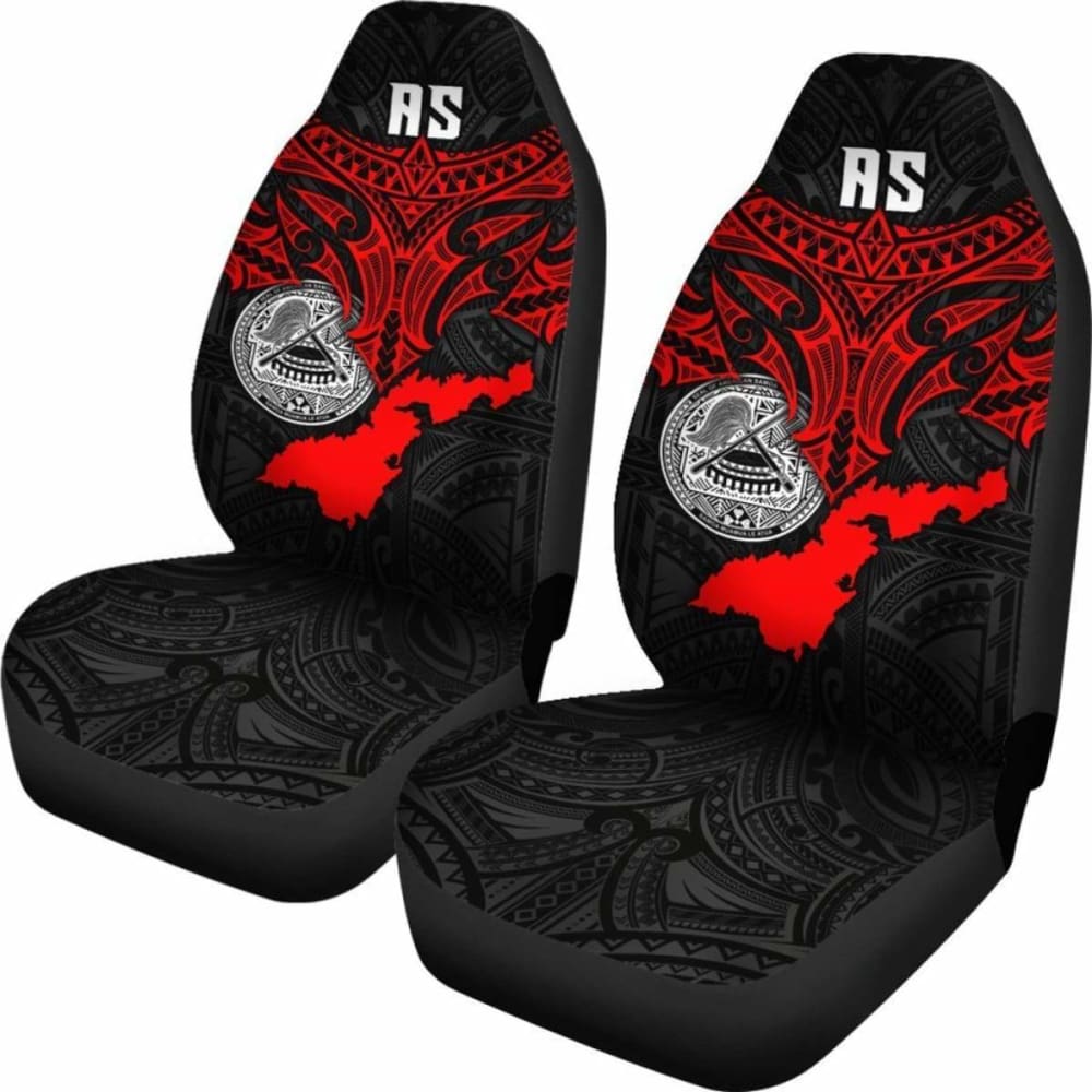 American Samoa Polynesian Car Seat Covers - Whale Tail -