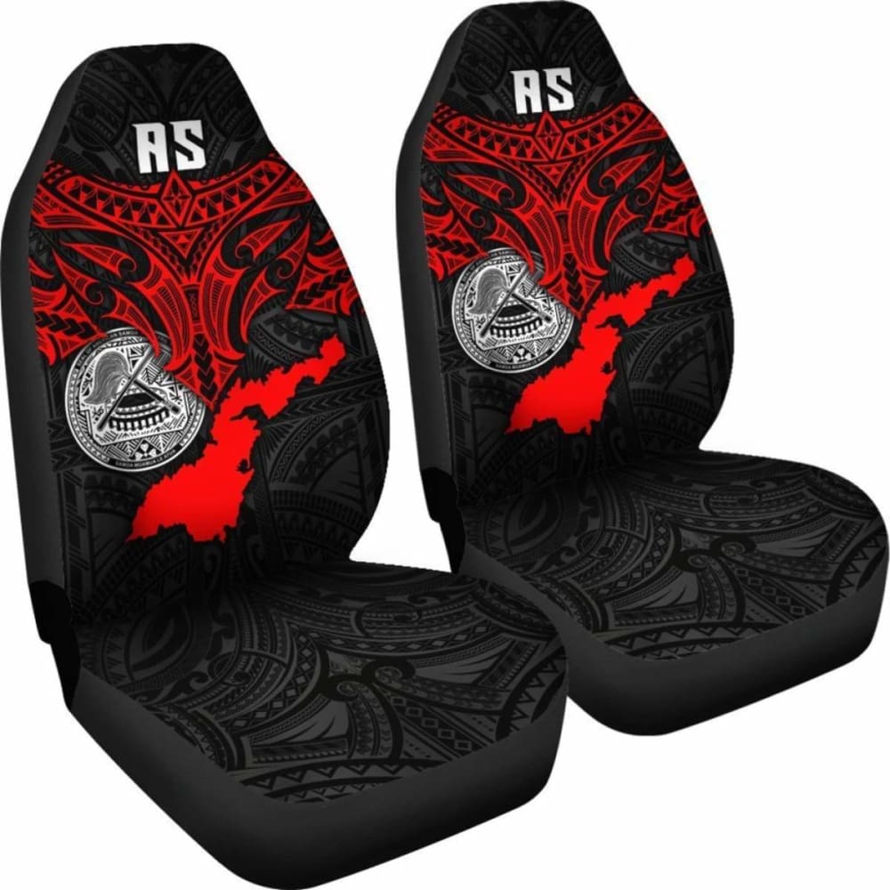 American Samoa Polynesian Car Seat Covers - Whale Tail -