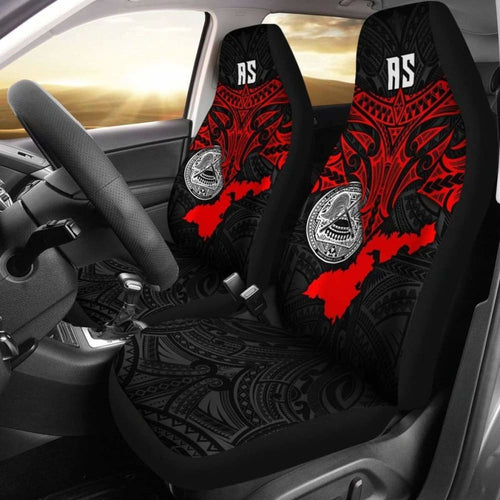 American Samoa Polynesian Car Seat Covers - Whale Tail -