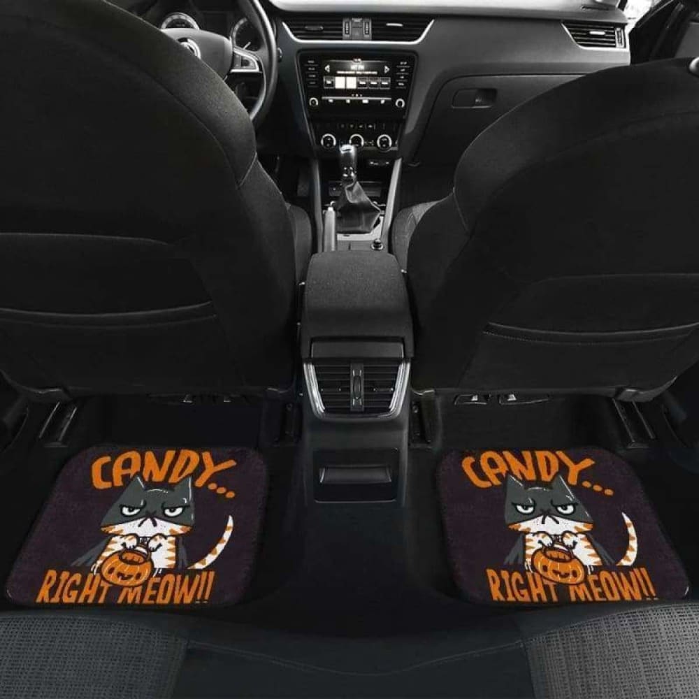 Candy Right Meow Halloween Car Floor Mats