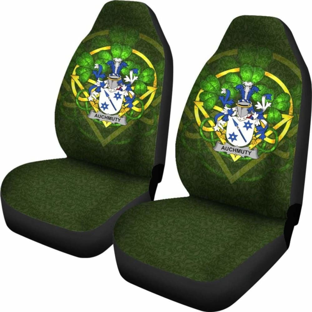 Auchmuty \bIreland Car Seat Cover Celtic Shamrock ( Set Of Two)