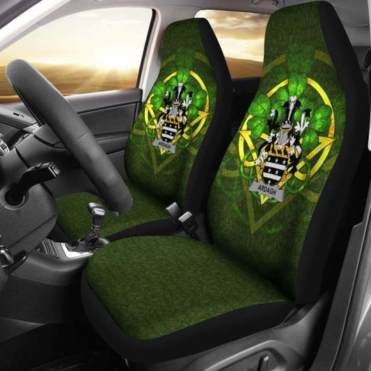 Ardagh \bIreland Car Seat Cover Celtic Shamrock ( Set Of Two)