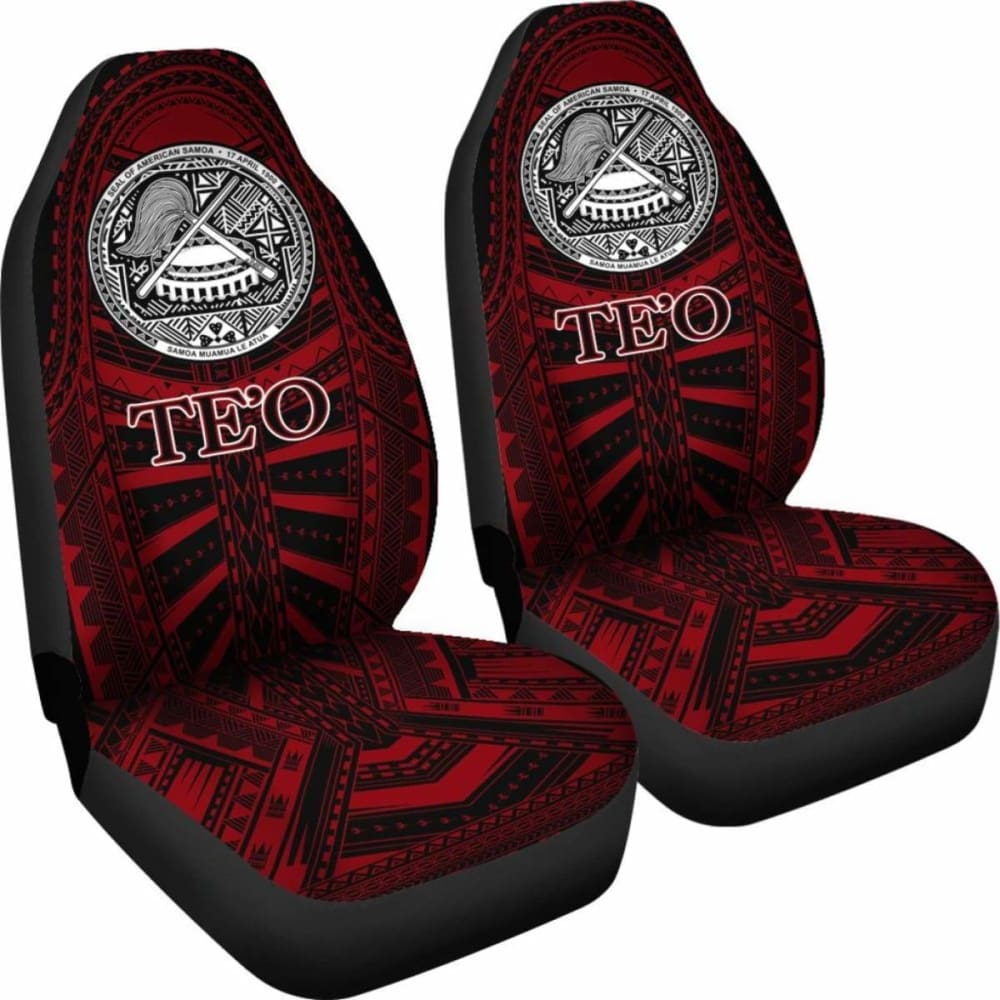 American Samoa Te'O Polynesian Car Seat Covers -