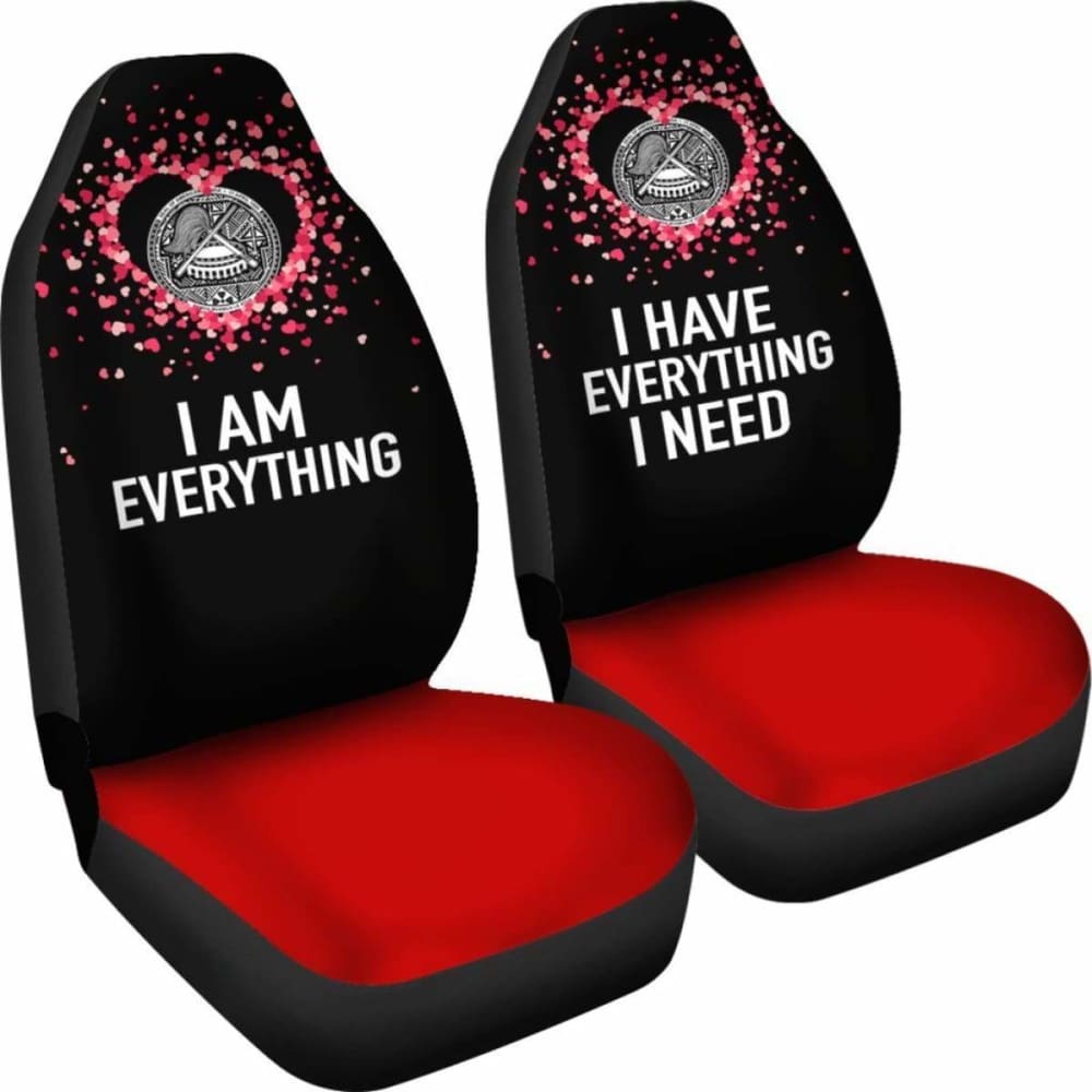 American Samoa Car Seat Covers Couple Valentine Everthing I Need