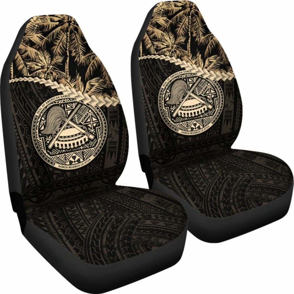 American Samoa Car Seat Covers Golden Coconut Amazing