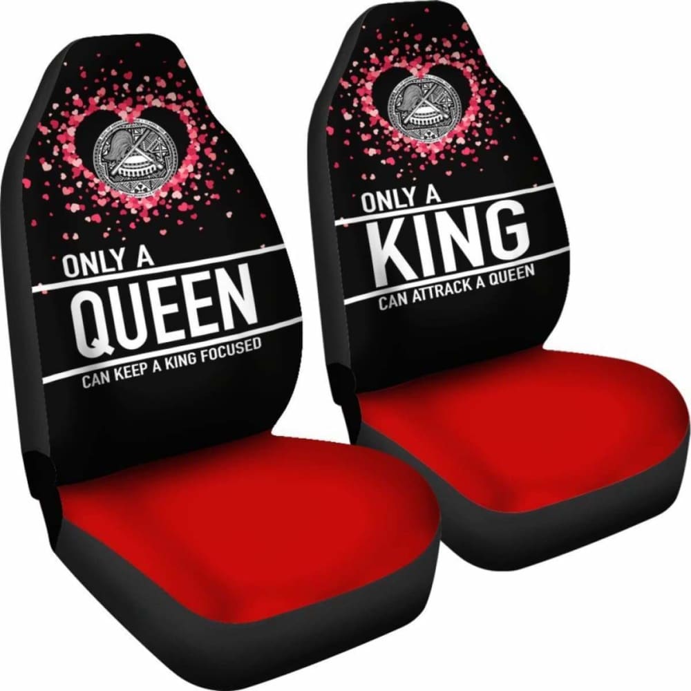 American Samoa Car Seat Covers Couple Valentine Nothing Make Sense