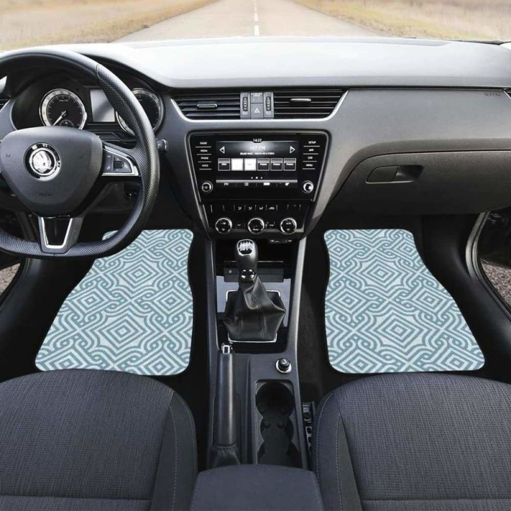 Arabic Pattern Front And Back Car Mats