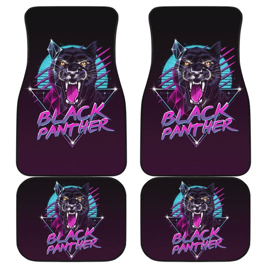 Black Panther Purple Awesome Poly Car Floor Mats