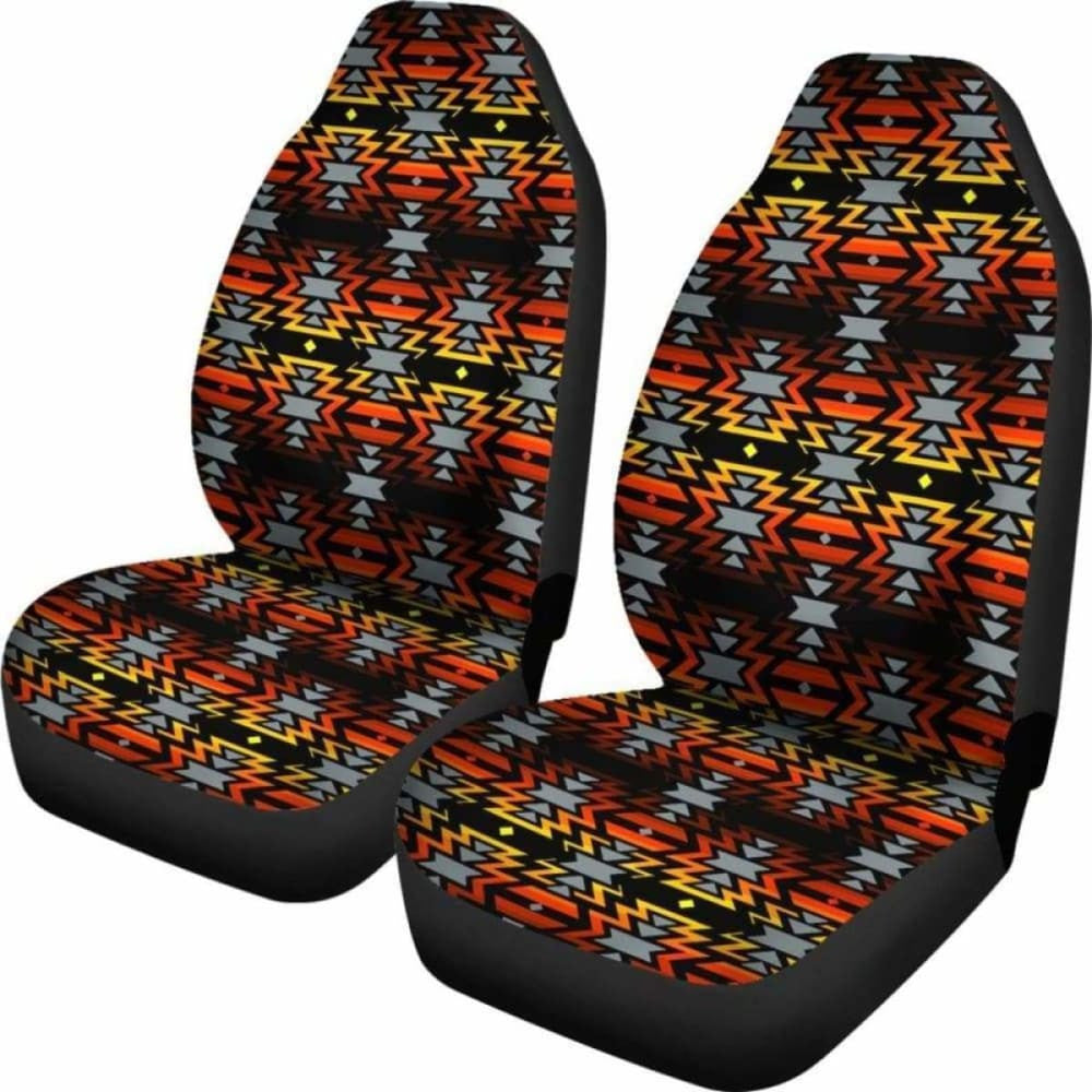 Black Fire Red Car Seat Covers