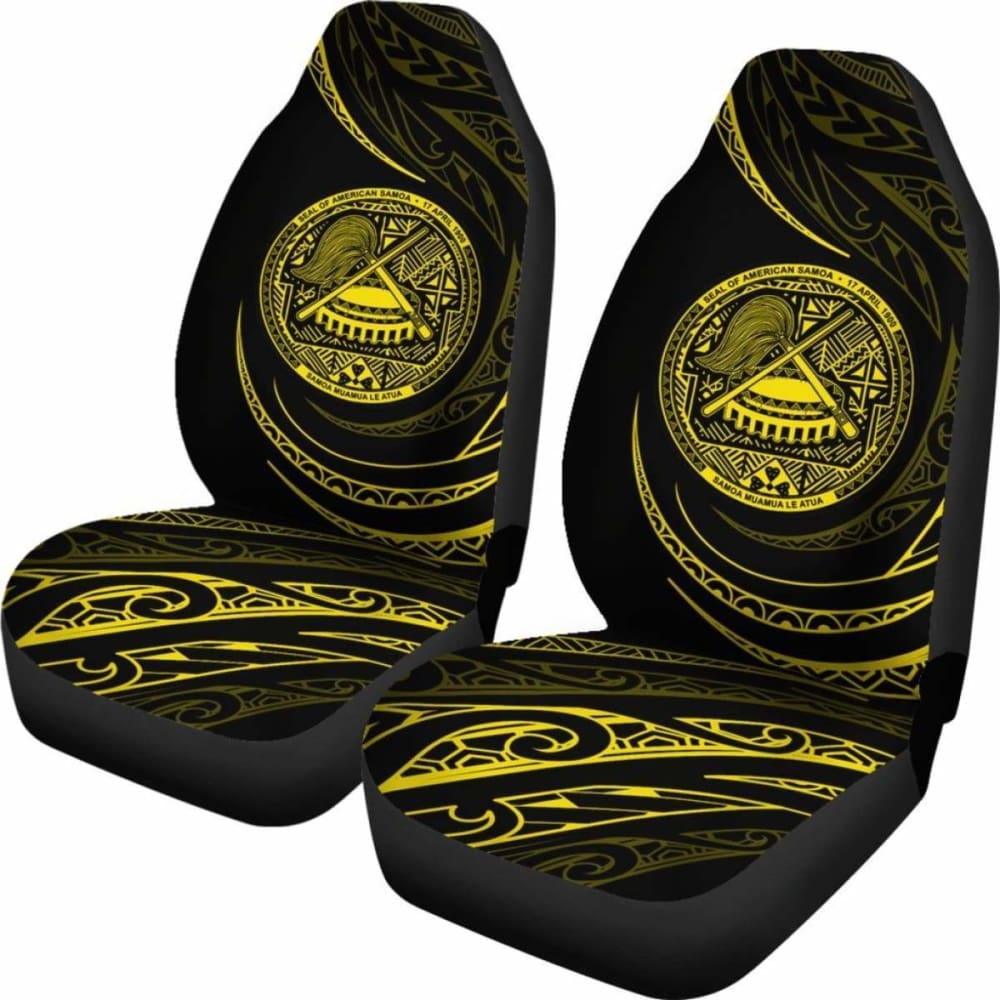 American Samoa Car Seat Covers - \bYellow - Frida Style -