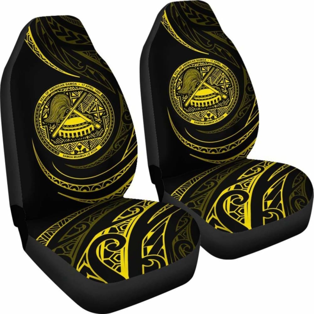 American Samoa Car Seat Covers - \bYellow - Frida Style -
