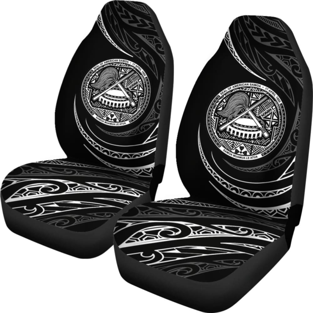 American Samoa Car Seat Covers - \bWhite - Frida Style -