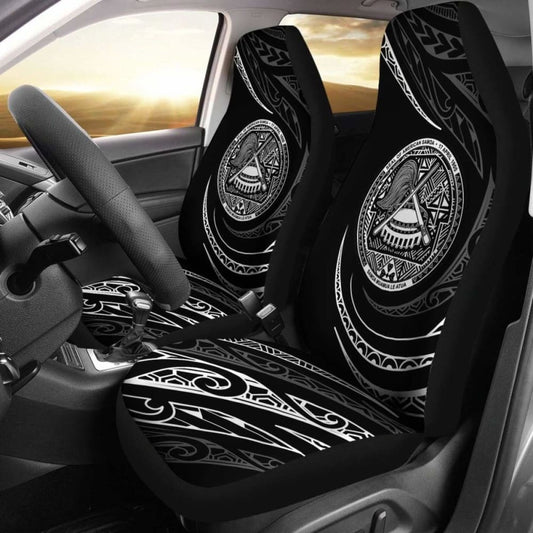 American Samoa Car Seat Covers - \bWhite - Frida Style -