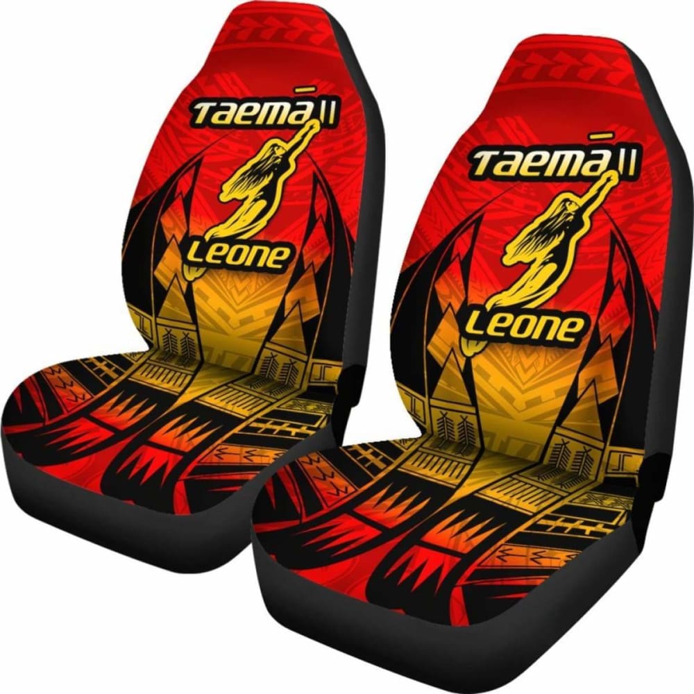 American Samoa Car Seat Covers - Taema Leone -