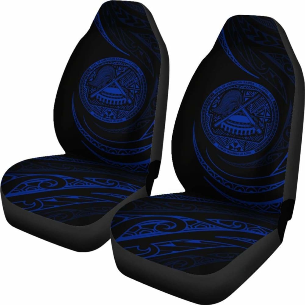 American Samoa Car Seat Covers - \bBlue - Frida Style -