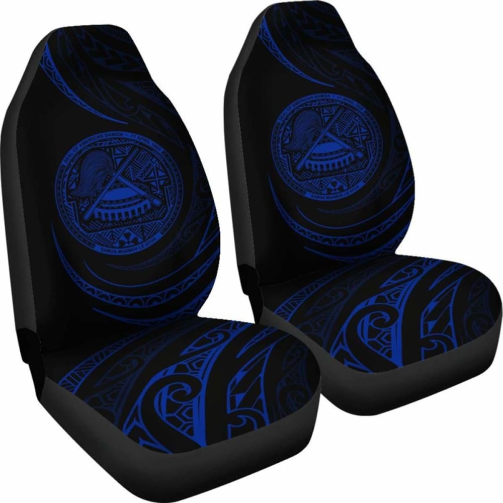 American Samoa Car Seat Covers - \bBlue - Frida Style -