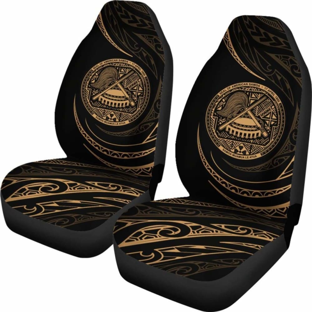 American Samoa Car Seat Covers - \bGold - Frida Style -