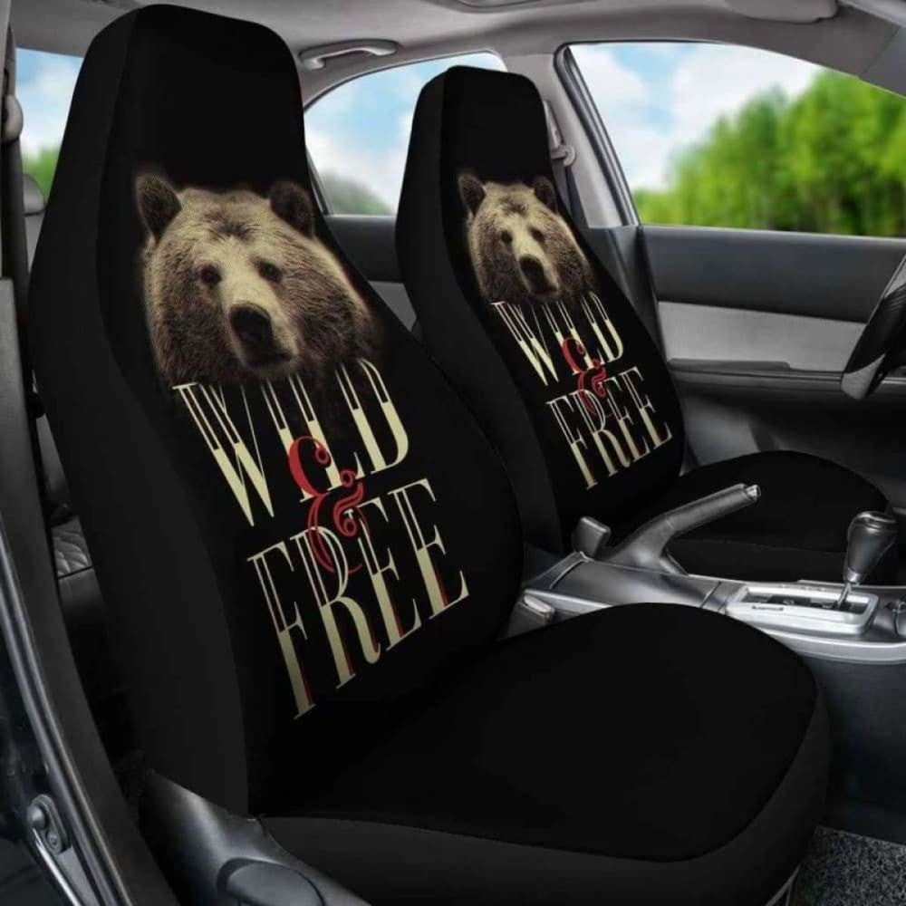Bear Wild and Free Car Seat Covers
