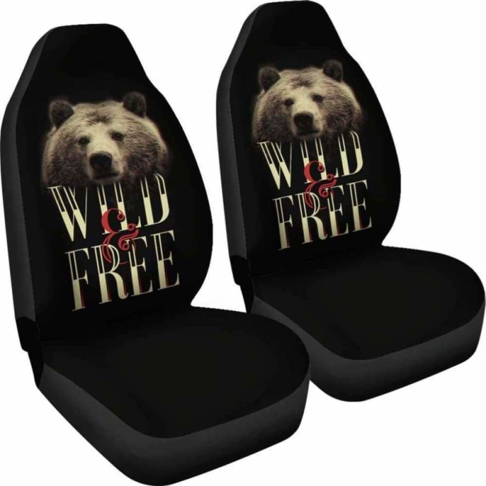 Bear Wild and Free Car Seat Covers