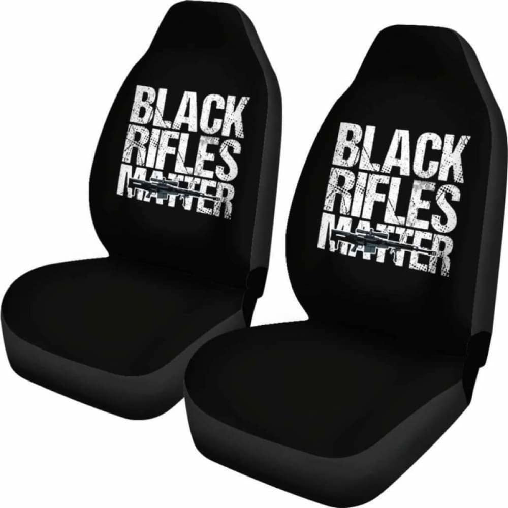 Black Rifles Matter Amendment Car Seat Covers
