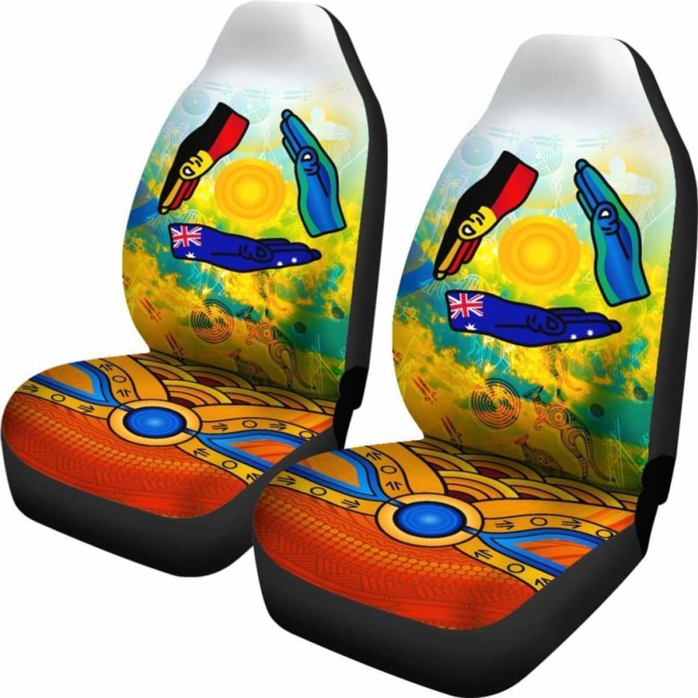 Australia Aboriginal Car Seat Covers, Australia Kangaroo Naidoc Week -