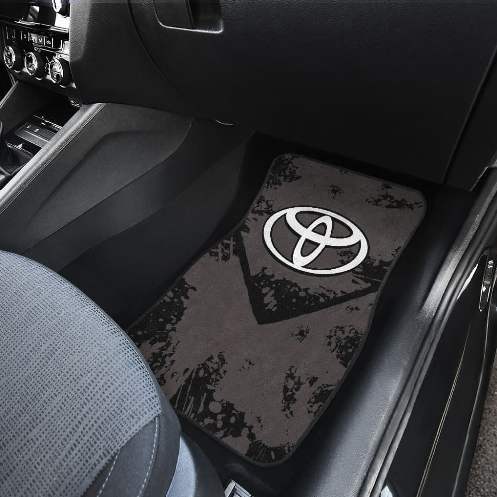 Black And Grey Toyota Amazing Style Car Floor Mats Custom