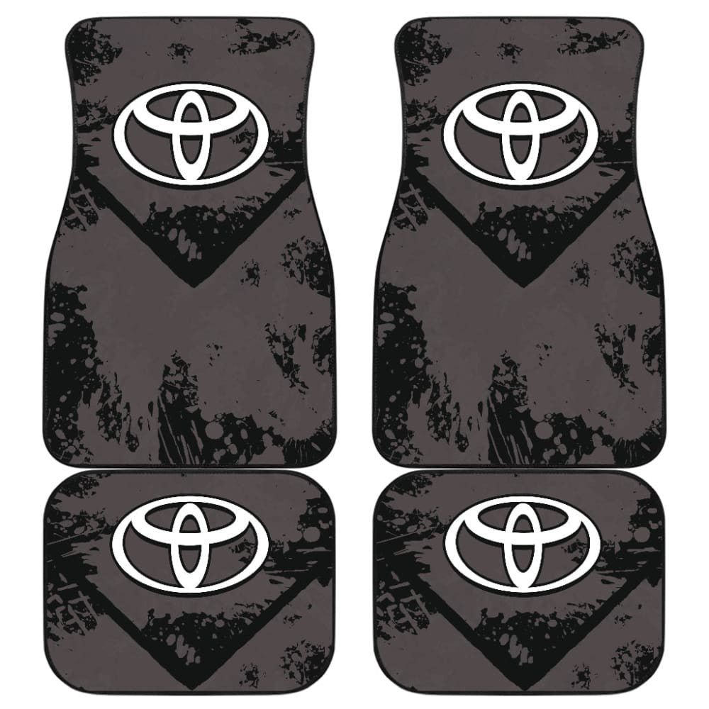 Black And Grey Toyota Amazing Style Car Floor Mats Custom