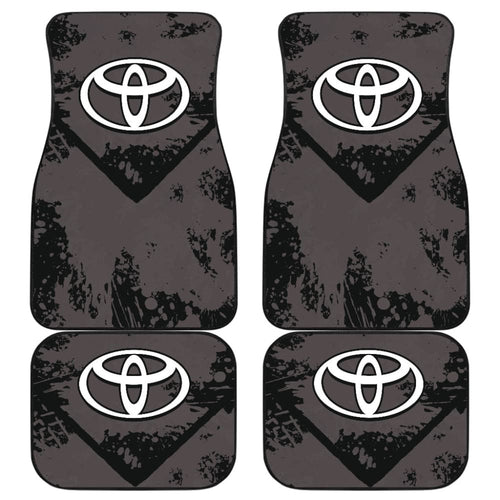 Black And Grey Toyota Amazing Style Car Floor Mats Custom