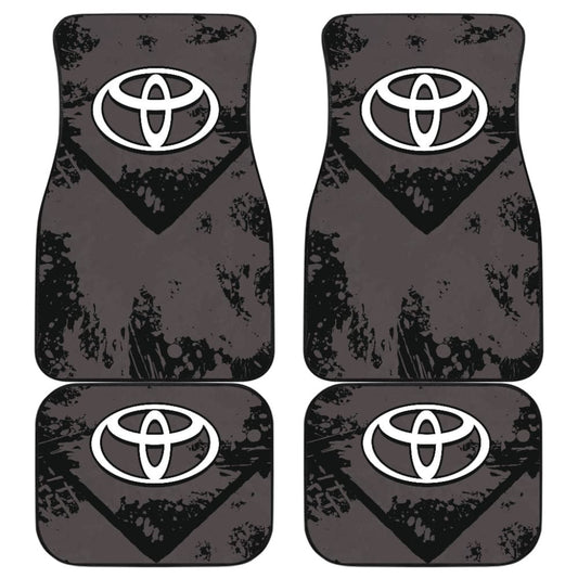 Black And Grey Toyota Amazing Style Car Floor Mats Custom