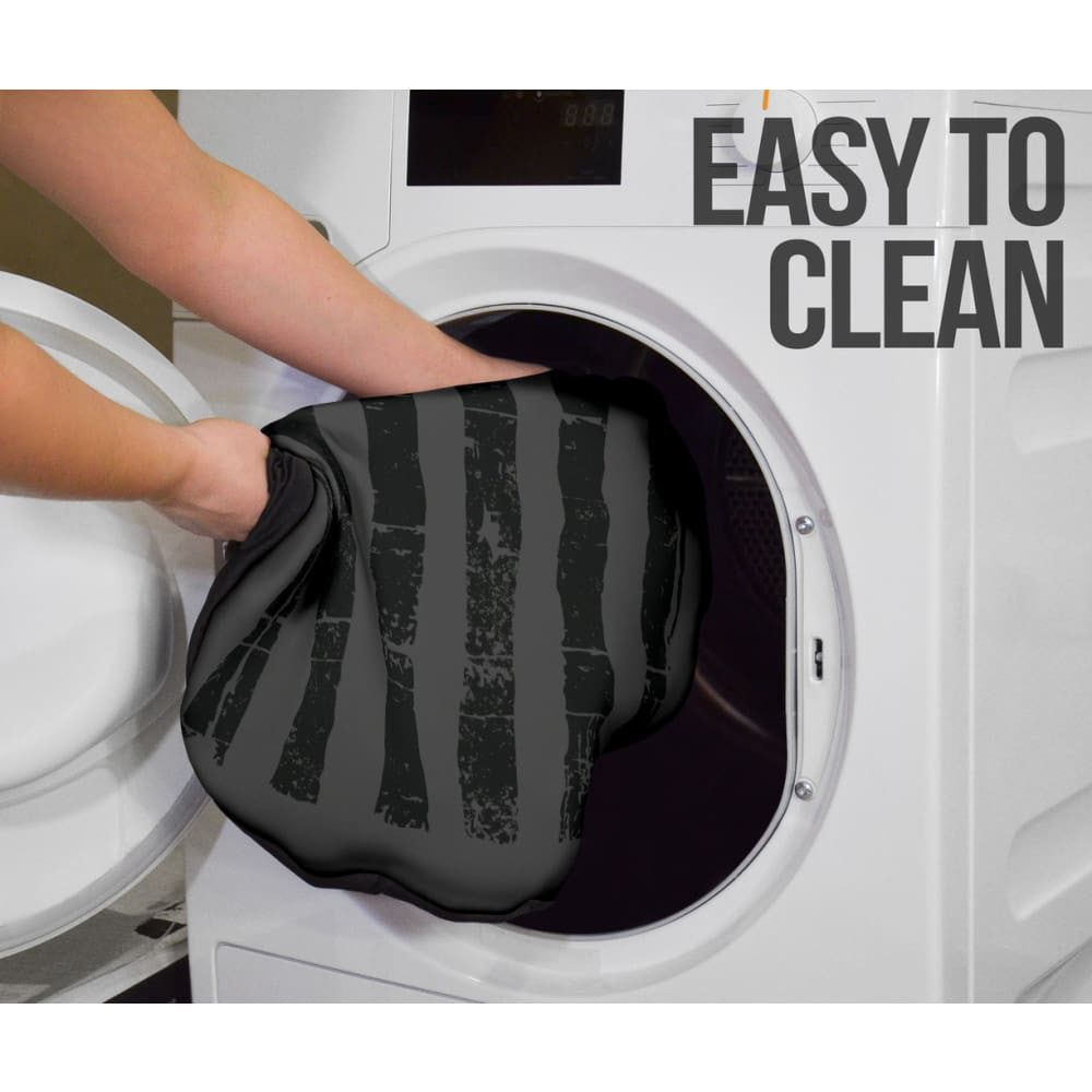 Black USA American Flag Car Seat Covers