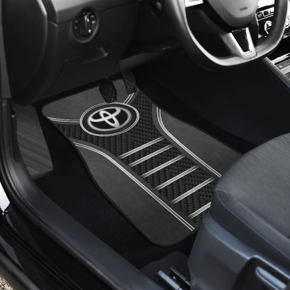 Black And Grey Toyota Amazing Style Car Floor Mats Custom