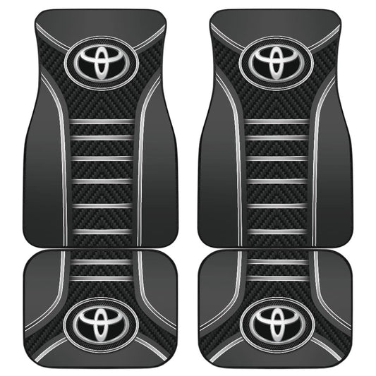 Black And Grey Toyota Amazing Style Car Floor Mats Custom