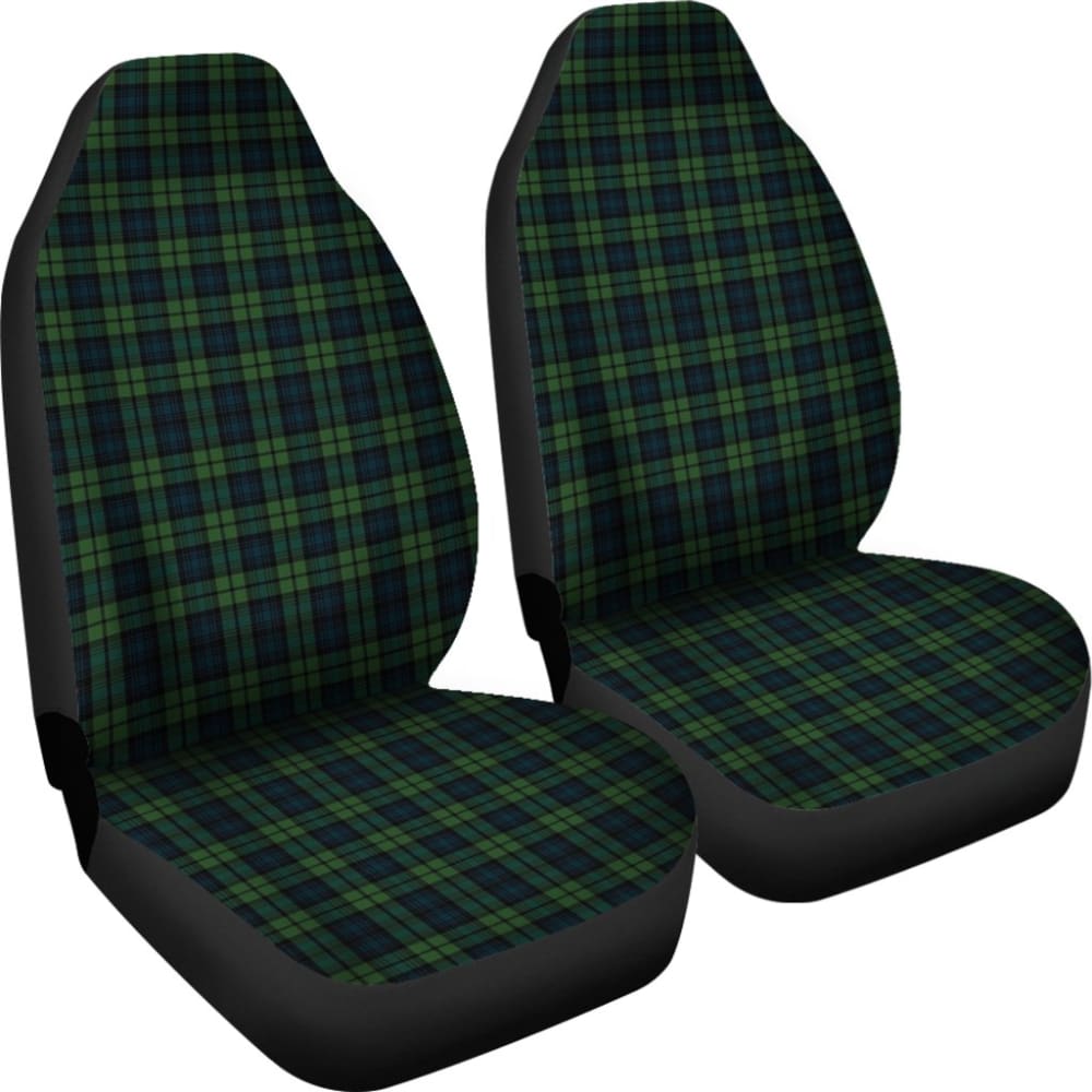 Black Watch Plaid Tartan Car Seat Covers