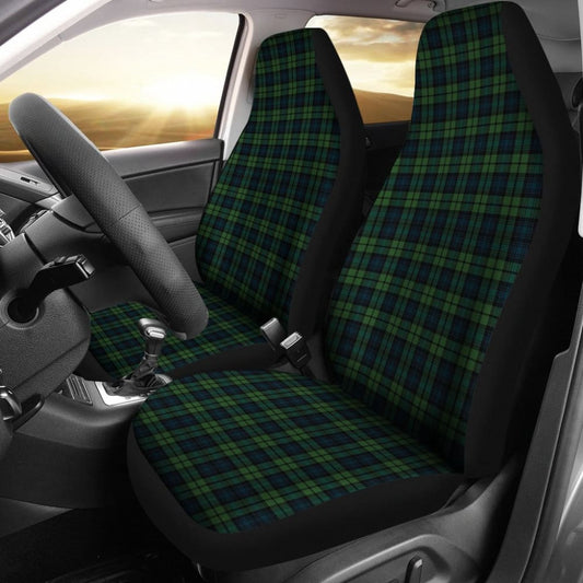 Black Watch Plaid Tartan Car Seat Covers