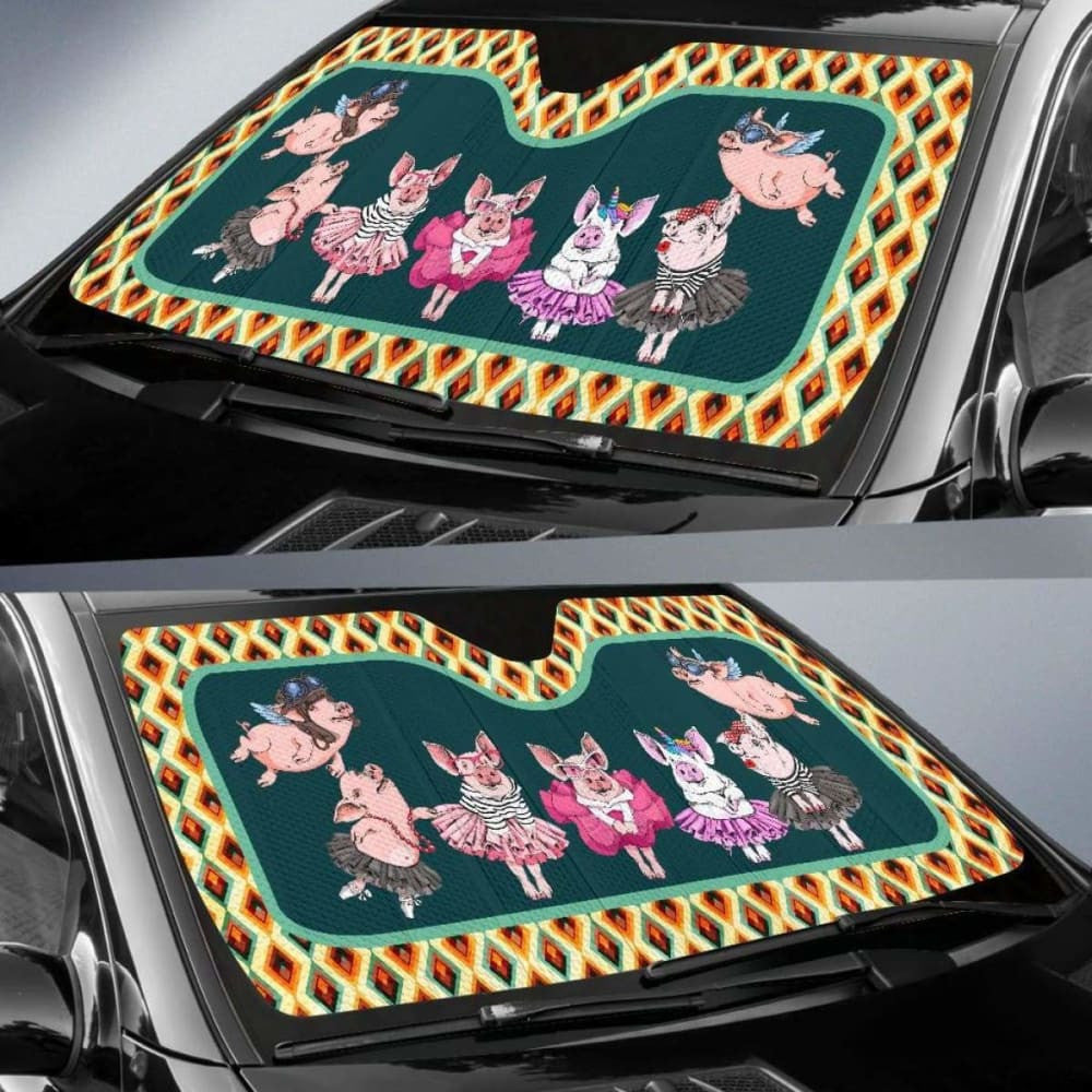 Auto Sun Shades - Pig