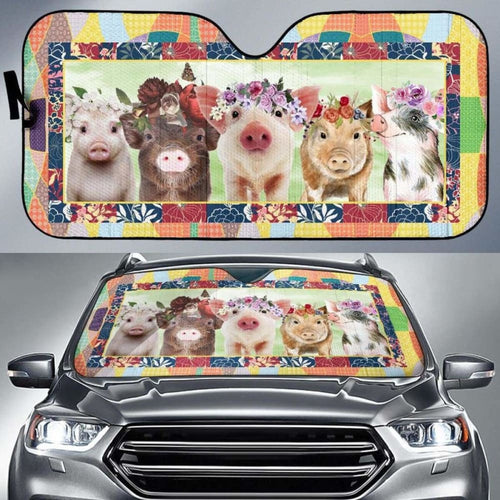Auto Sun Shades - Pig