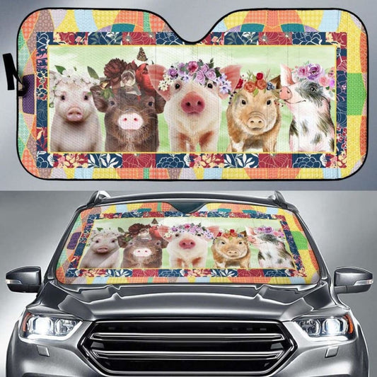 Auto Sun Shades - Pig