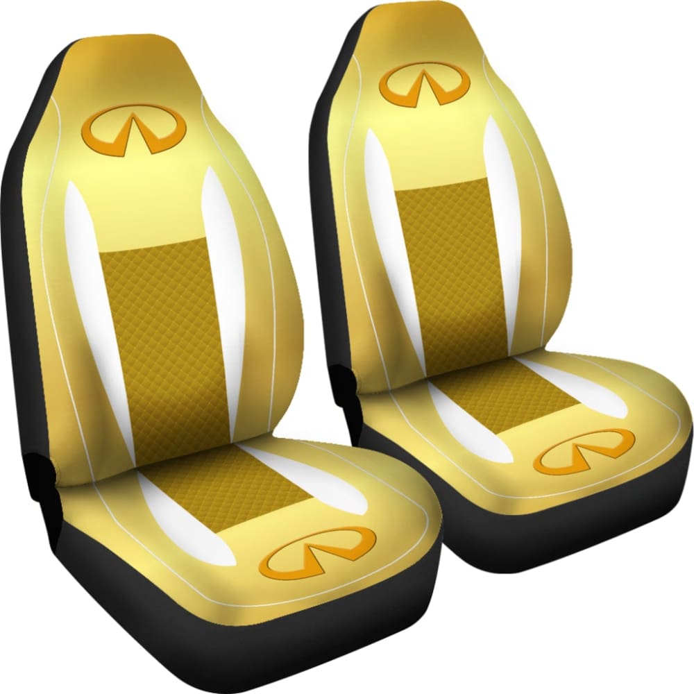 Black And Yellow Infiniti Car Seat Covers Custom