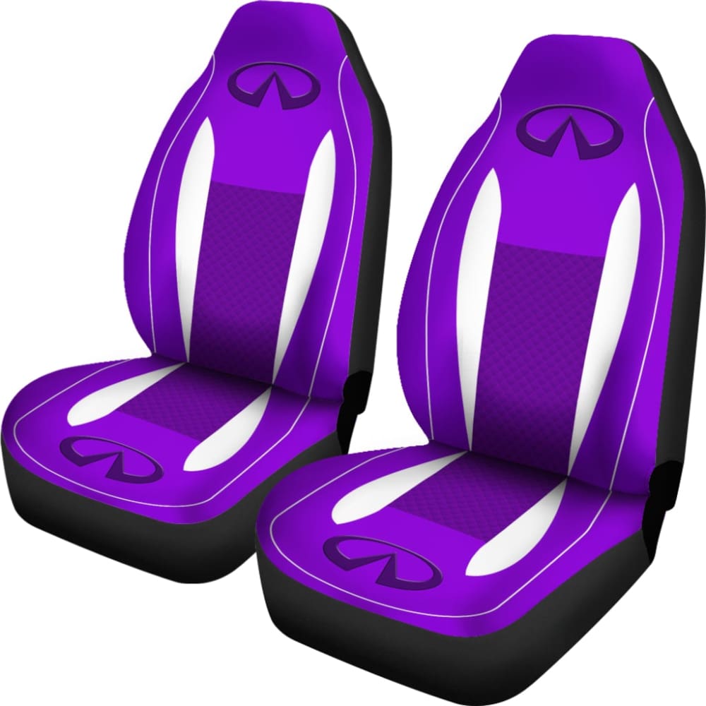 Black And Purple Infiniti Car Seat Covers Custom
